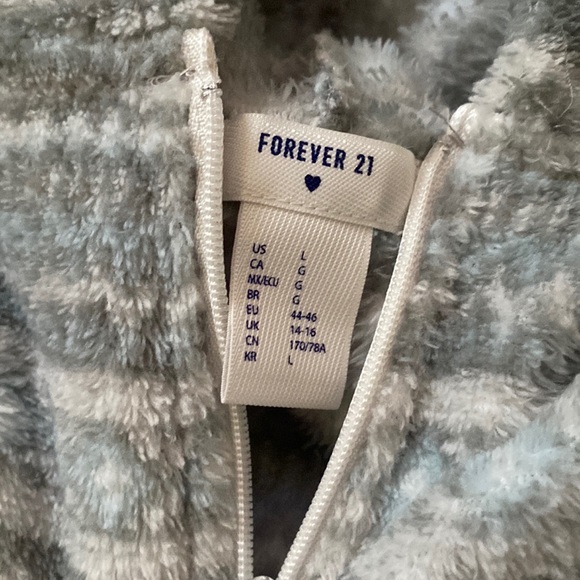 Forever 21 Fair Isle Hooded Pajama Jumpsuit - Picture 5 of 10